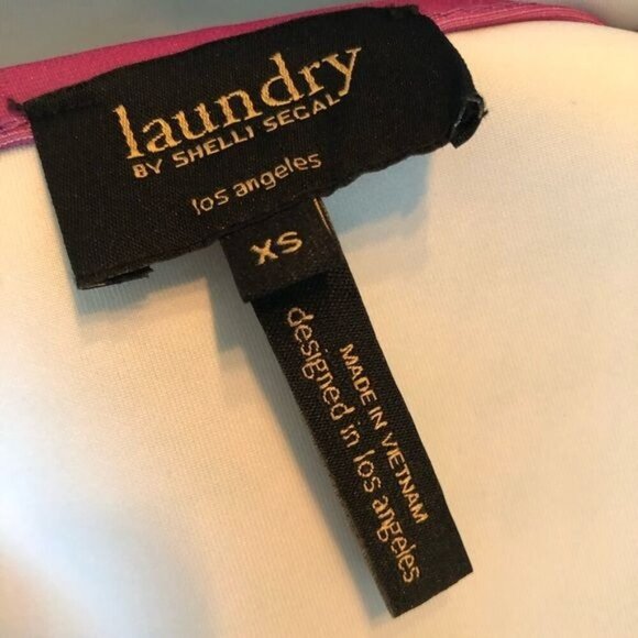 Wing Printed Laundry by Shelli Segal Scuba Knit Dress SZ XS - Picture 2 of 12